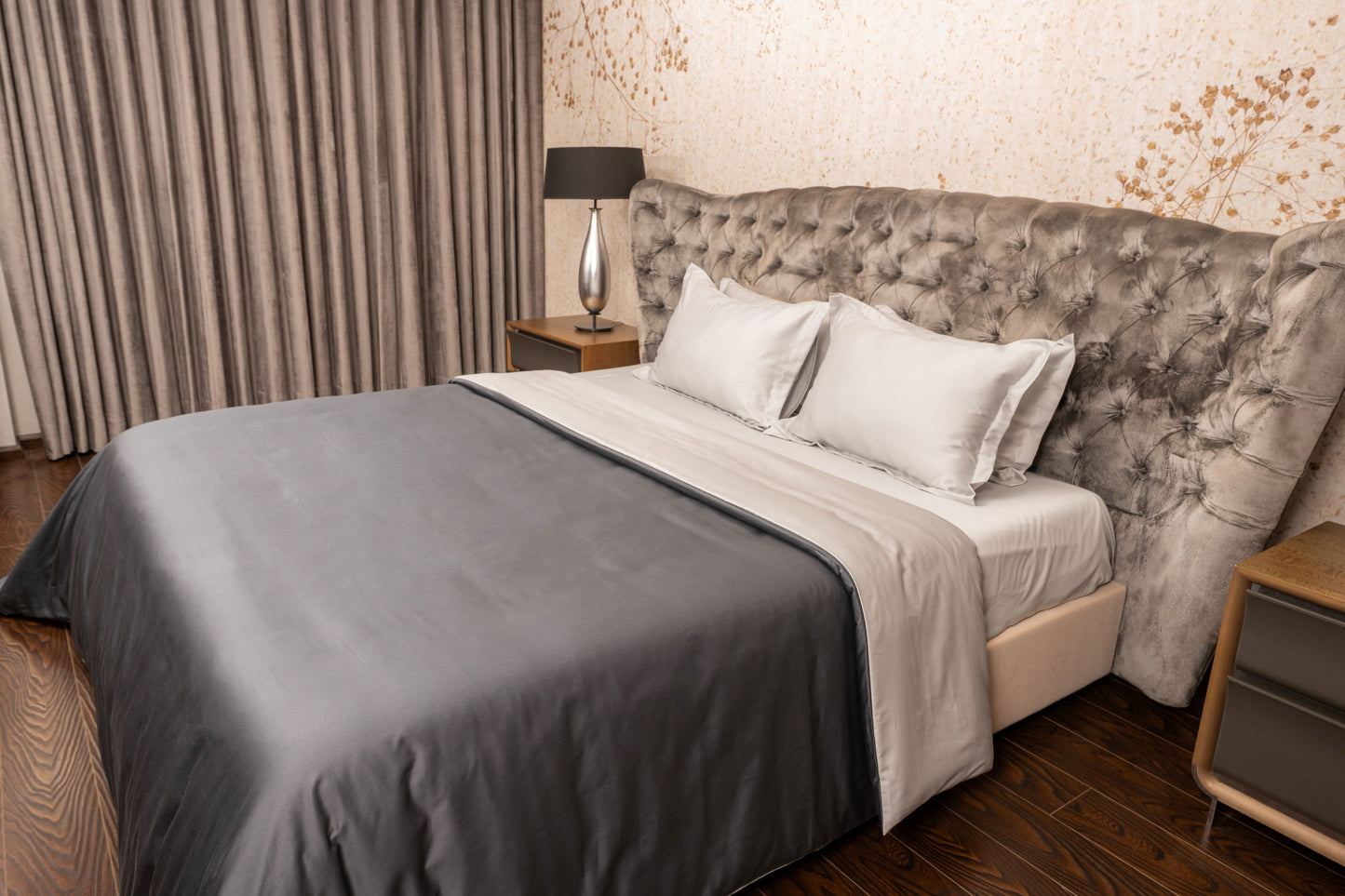 CARBON DIAMOND & PEARL ESSENCE DUVET COVER
